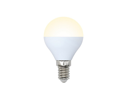 Основное фото Светодиодная лампочка Volpe LED-G45 LED-G45-9W/WW/E14/FR/NR картон: Купить в Интернет магазин освещения GCSVET.RU