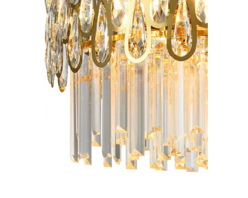 Дополнительное фото Люстра подвесная Natali Kovaltseva NAVIS 76019/8C GOLD: Купить в Интернет магазин освещения GCSVET.RU