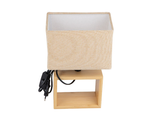 Дополнительное фото Лампа настольная Uniel UML-B401 E27 LIGHT GREY/WOOD UL-00010956: Купить в Интернет магазин освещения GCSVET.RU