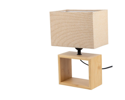 Дополнительное фото Лампа настольная Uniel UML-B401 E27 LIGHT GREY/WOOD UL-00010956: Купить в Интернет магазин освещения GCSVET.RU