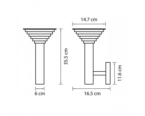 Дополнительное фото Светильник настенный LED для улицы Lightstar Piatto 379637: Купить в Интернет магазин освещения GCSVET.RU