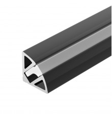 Алюминиевый профиль Arlight SL-KANT-H11-2000 ANOD BLACK 044086