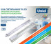 Дополнительное фото Светильник потолочный (UL-00006462) Uniel ULW-T42A T8x2/L66 IP65 White: Купить в Интернет магазин освещения GCSVET.RU
