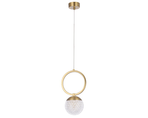 Основное фото Светильник подвесной Crystal Lux CAROLINA SP1 V1 BRASS: Купить в Интернет магазин освещения GCSVET.RU