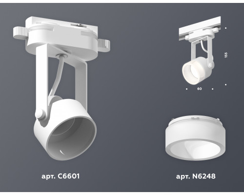 Дополнительное фото Светильник трековый (однофазный) Ambrella Light Track System XT6601085 (C6601, N6248): Купить в Интернет магазин освещения GCSVET.RU