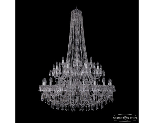 Основное фото Люстра подвесная Bohemia Ivele Crystal 1403/20+10+5/400/h-164/2d Ni: Купить в Интернет магазин освещения GCSVET.RU