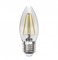 Филаментная лампа светодиодная (UL-00005901) Uniel E27 13W 3000K прозрачная LED-C35-13W/3000K/E27/CL PLS02WH