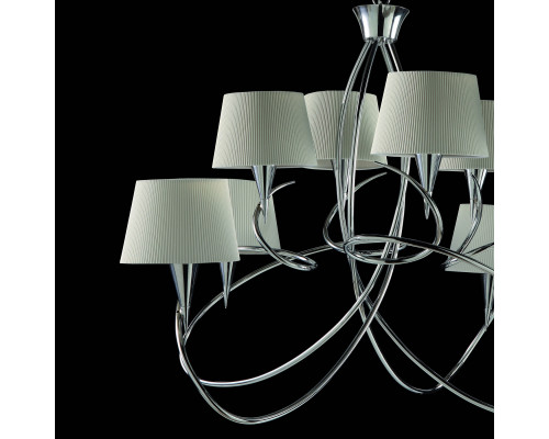 Дополнительное фото Люстра подвесная Mantra Mara Chrome - White 1654: Купить в Интернет магазин освещения GCSVET.RU