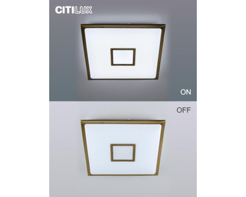 Дополнительное фото Люстра потолочная LED Citilux Старлайт Смарт CL703AK53G: Купить в Интернет магазин освещения GCSVET.RU