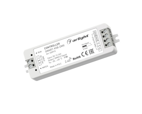 Основное фото Контроллер Arlight Smart-K58-DMX (12-24V, 2.4G) 030915: Купить в Интернет магазин освещения GCSVET.RU