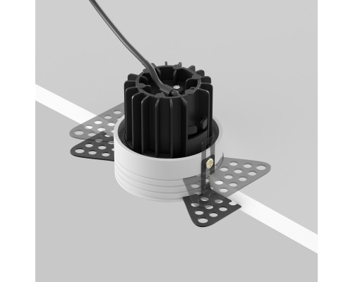 Дополнительное фото Светильник встраиваемый Maytoni Technical Downlight Round DL058-7W3K-TRS-B: Купить в Интернет магазин освещения GCSVET.RU