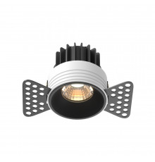Светильник встраиваемый Maytoni Technical Downlight Round DL058-7W3K-TRS-B