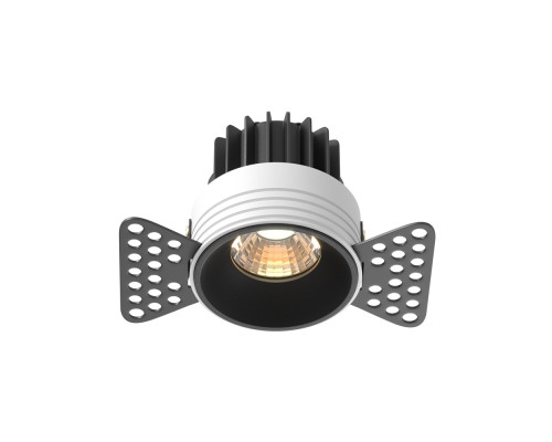 Основное фото Светильник встраиваемый Maytoni Technical Downlight Round DL058-7W3K-TRS-B: Купить в Интернет магазин освещения GCSVET.RU
