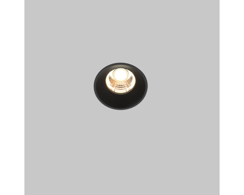 Дополнительное фото Светильник встраиваемый Maytoni Technical Downlight Round DL058-7W3K-TRS-B: Купить в Интернет магазин освещения GCSVET.RU