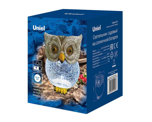 Дополнительное фото Светильник на солнечных батареях Uniel Special USL-S-813/GT160 OWL UL-00007867: Купить в Интернет магазин освещения GCSVET.RU