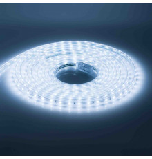 Лента светодиодная (комплект) Apeyron 220В 4,8Вт/м smd3528/2835 60д/м IP65 300Лм/м 5м 6000К (сетевой шнур, заглушка, крепежи)  10-04