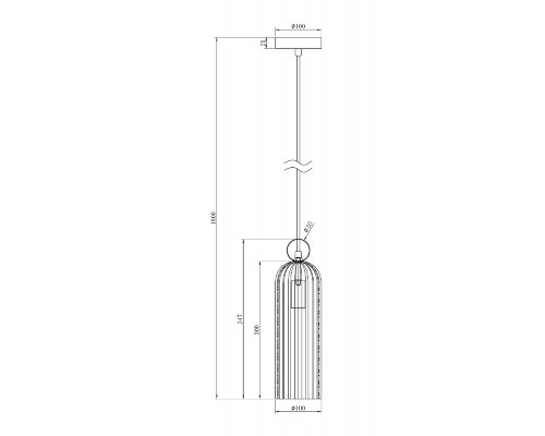 Дополнительное фото Светильник подвесной Maytoni Antic MOD302PL-01GR: Купить в Интернет магазин освещения GCSVET.RU