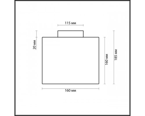 Дополнительное фото Светильник потолочный Odeon Light Cross 2407/1C: Купить в Интернет магазин освещения GCSVET.RU