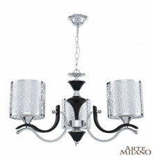 Люстра подвесная Arte Milano Florentia-6787 306787/3 Bk/Ni