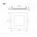 Дополнительное фото Светильник встраиваемый LED Arlight DL-192x192M-18W Day White 021916: Купить в Интернет магазин освещения GCSVET.RU