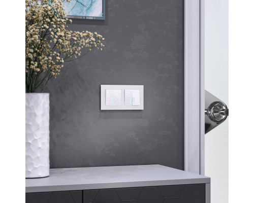 Дополнительное фото Рамка на 2 поста Werkel Favorit белый матовый W0021105 4690389159572: Купить в Интернет магазин освещения GCSVET.RU