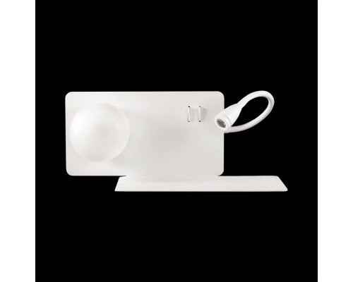 Дополнительное фото Настенный светильник Ideal Lux Book-2 AP2 Bianco 174822: Купить в Интернет магазин освещения GCSVET.RU