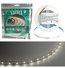 Лента светодиодная Saffit SST01 12В 6Вт/м 4000К 5м IP20 55238