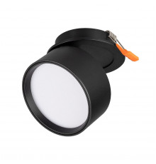 Светильник спот (встраиваемый) Arlight LGD-POT-BUILT-R85-12W Warm3000 (BK, 100 deg, 230V) 045776