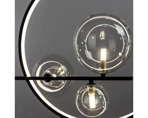 Дополнительное фото Люстра потолочная Arte Lamp Saturn A7790SP-75BK: Купить в Интернет магазин освещения GCSVET.RU