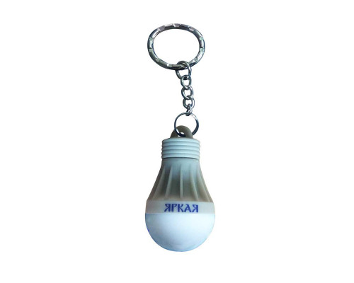 Основное фото Фонарь-брелок светодиодный «Яркая» (UL-00004092) Uniel Standard Mini от батареек 55х30 S-KL023-T Grey: Купить в Интернет магазин освещения GCSVET.RU
