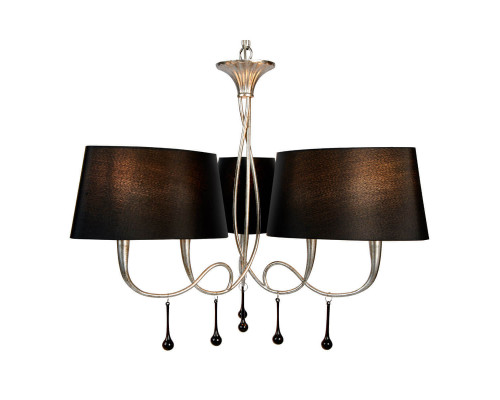 Дополнительное фото Люстра подвесная Mantra Paola Painted Silver 3530: Купить в Интернет магазин освещения GCSVET.RU