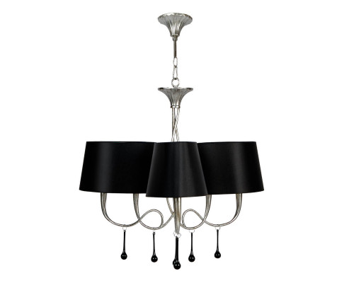 Дополнительное фото Люстра подвесная Mantra Paola Painted Silver 3530: Купить в Интернет магазин освещения GCSVET.RU