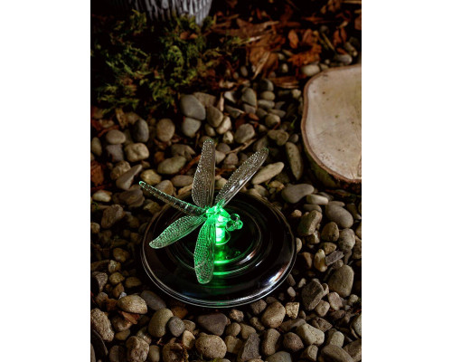 Дополнительное фото Светильник на солнечных батареях (07293) Uniel USL-S-106/PT075 Magic Dragonfly: Купить в Интернет магазин освещения GCSVET.RU