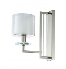 Настенный светильник Crystal Lux Nicolas NICOLAS AP1 NICKEL/WHITE