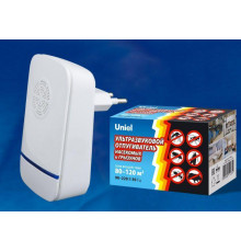 Ультразвуковой отпугиватель насекомых и грызунов (UL-00004563) Uniel UDR-E12 Ivory