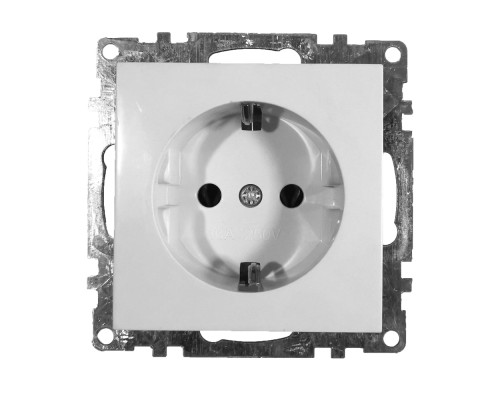 Основное фото Розетка 1-местная Stekker GLS16-7110-01 250В 16А с защитной шторкой 39304: Купить в Интернет магазин освещения GCSVET.RU