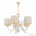 Дополнительное фото Люстра подвесная Arte Milano Florentia-6067 306067/5 Wh/Gd: Купить в Интернет магазин освещения GCSVET.RU