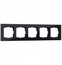 Рамка Werkel Favorit на 5 постов черный W0051108 4690389160110