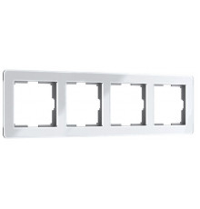 Рамка на 4 поста Werkel Acrylic белый 4690389190520 W0042701 a062131