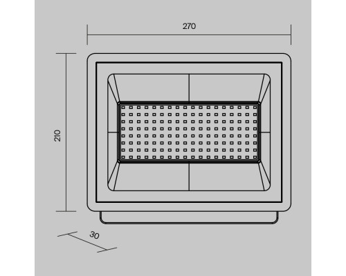 Дополнительное фото Прожектор Maytoni Flood FL001-L100B4K: Купить в Интернет магазин освещения GCSVET.RU