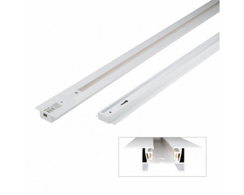 Основное фото Шинопровод однофазный Volpe UBX-Q123 UBX-Q123 RS2 White 100 Set01: Купить в Интернет магазин освещения GCSVET.RU