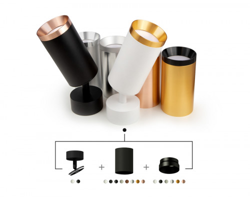 Дополнительное фото Крепеж накладной поворотный Ambrella Light DIY Spot A2202: Купить в Интернет магазин освещения GCSVET.RU