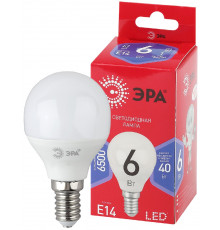 Светодиодная лампочка Эра LED P45-6W-865-E14 R Б0045356