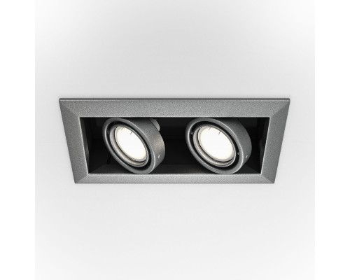 Дополнительное фото Светильник встраиваемый Maytoni Metal DL008-2-02-S: Купить в Интернет магазин освещения GCSVET.RU