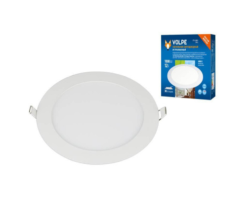 Основное фото Светильник встраиваемый LED Volpe ULM-Q236 12W/4000K WHITE UL-00004662: Купить в Интернет магазин освещения GCSVET.RU