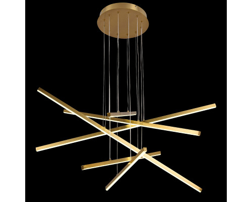 Основное фото Люстра подвесная Natali Kovaltseva LED LAMPS 81103/6C BRASS: Купить в Интернет магазин освещения GCSVET.RU