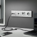 Дополнительное фото Рамка на 4 поста Werkel Stream серебряный W0042106 4690389162466: Купить в Интернет магазин освещения GCSVET.RU