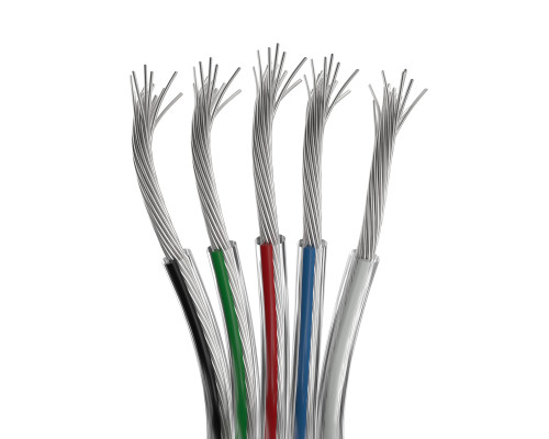 Основное фото Шлейф питания Arlight ARL-22AWG-CLEAR-5Wire-CU 034967: Купить в Интернет магазин освещения GCSVET.RU