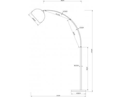 Дополнительное фото Напольный светильник Arte Lamp Paolo A5822PN-1PB: Купить в Интернет магазин освещения GCSVET.RU