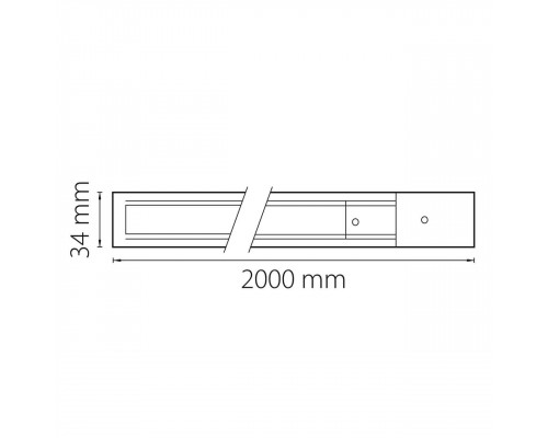 Дополнительное фото Шинопровод однофазный Lightstar Barra 502028: Купить в Интернет магазин освещения GCSVET.RU
